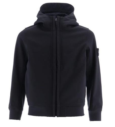 Stone Island Softshelljacka m. Fleece - Svart