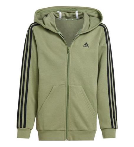 adidas Performance Cardigan - U 3S FL FZ - GrÃ¶n/Svart