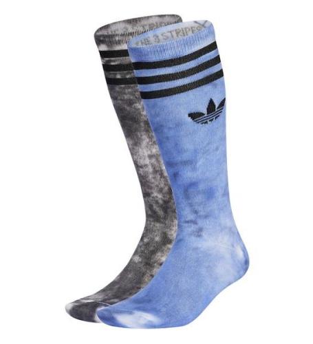 adidas Originals Strumpor - 2-pack - Tie Dye - Svart/Lila