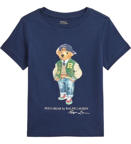 Polo Ralph Lauren T-shirt - MarinblÃ¥ m. Gosedjur