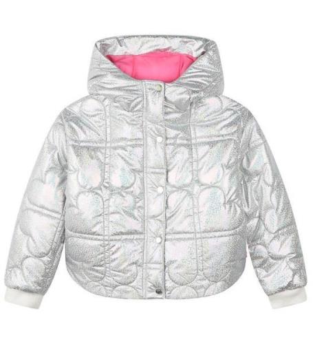 Billieblush Vadderad jacka - Puffer - Vit Metalliserad