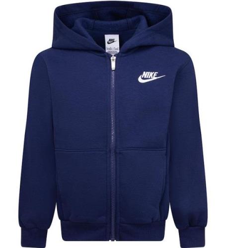 Nike Cardigan - Midnight MarinblÃ¥