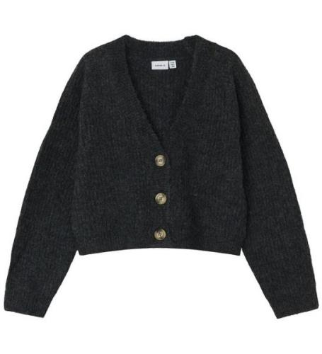 Name It Cardigan - Stickad - Noos - NkfHolly - Dark Grey Melange