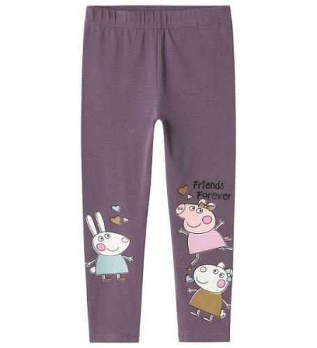 Name It Leggings - NmfAmma - Peppa Pig - Arctic Skymning