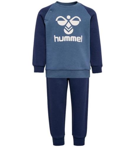 Hummel Sweatset - HmlHumming Crewsuit - Black Iris