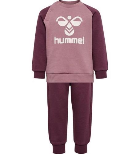 Hummel Sweatset - HmlHumming Crewsuit - Huckleberry