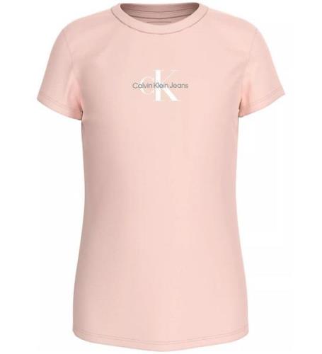 Calvin Klein T-shirt - Micro Monogram - Peach Piska