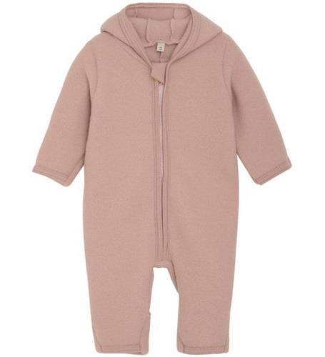 Huttelihut Overall - Ullfleece - Mahogany Rose m. Ã?ron