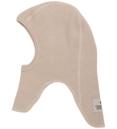 Huttelihut Balaclava - Ull - Enkel - Camel Melange