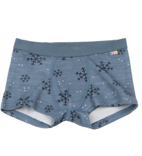 Joha Boxershorts - Ull/Bambu - BlÃ¥