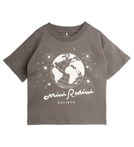 Mini Rodini T-shirt - SamhÃ¤lle - GrÃ¥