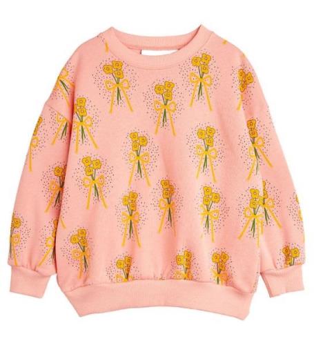 Mini Rodini Sweatshirt - Winter Flowers Aop - Rosa