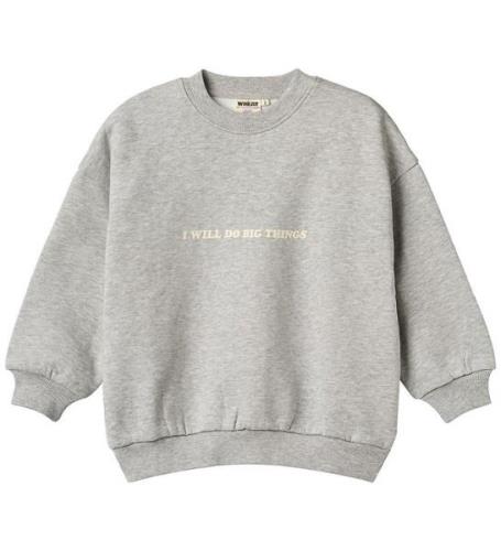 Wheat Sweatshirt - Hej - Grey Melange