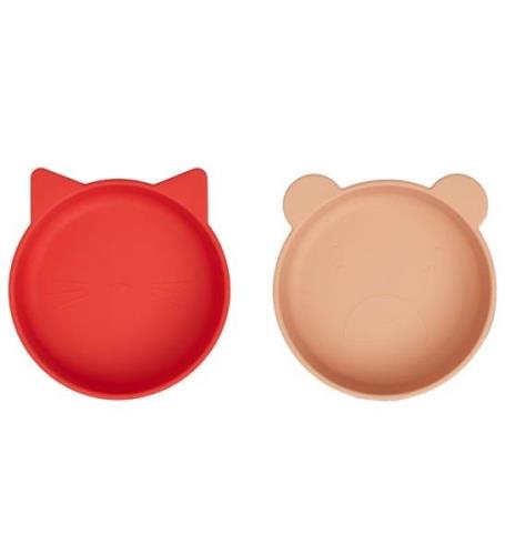 Liewood Tallrikar - 2-pack - Olivia - Apple RÃ¶d/Toscana Rose Mi