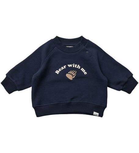 Sofie Schnoor Sweatshirt - Dark Blue m. Tryck