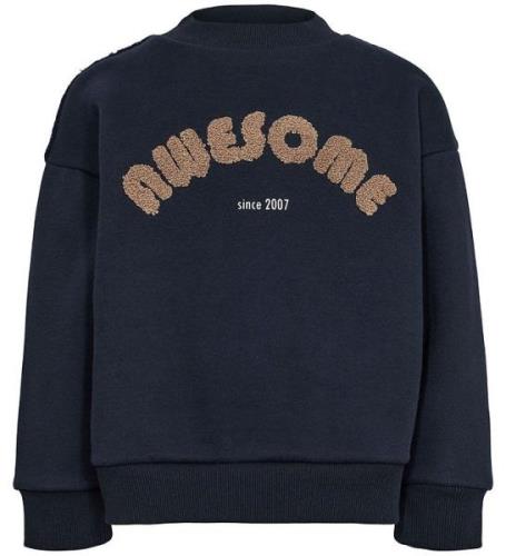 Sofie Schnoor Sweatshirt - Dark Blue m. Tryck