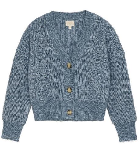 Creamie Cardigan - Stickad - Bering Sea