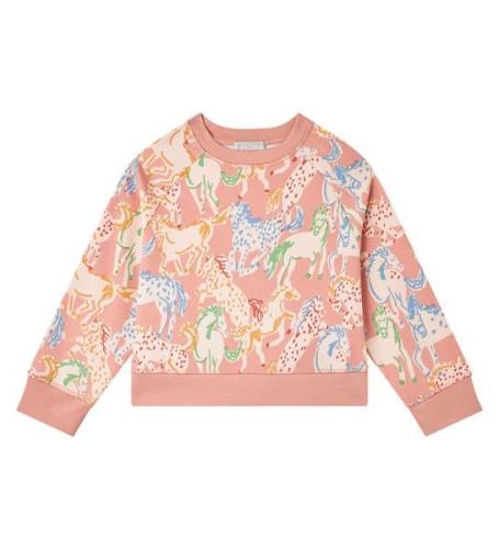 Stella McCartney Kids Sweatshirt - Rosa m. HÃ¤star