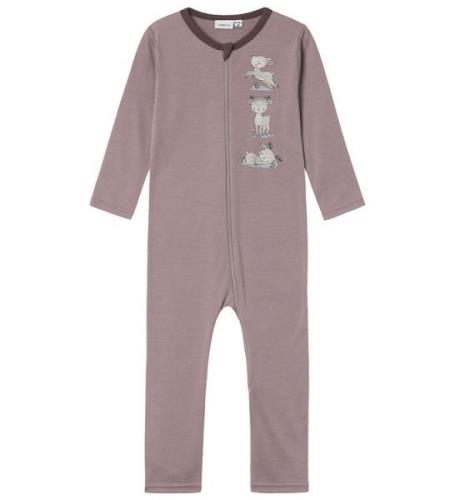 Name It Onesie - Ull - NbfWillit - Purple Dove