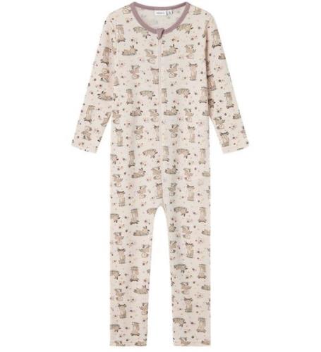 Name It Onesie - Ull - NbfWillit - Lilac Ash/AOP