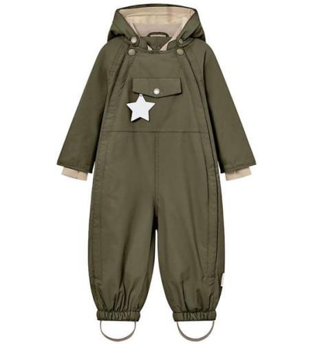 Mini A Ture Vinteroverall - Wisti Fleece - Olive Natt