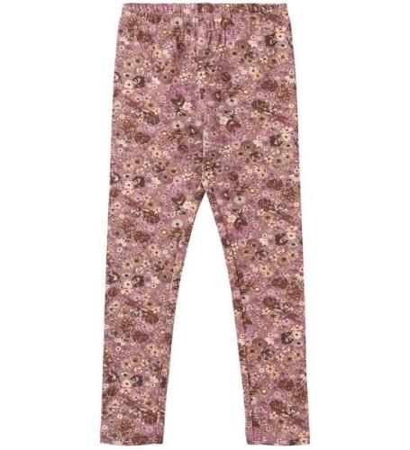 Wheat Leggings - Jules - Lavender Blommor