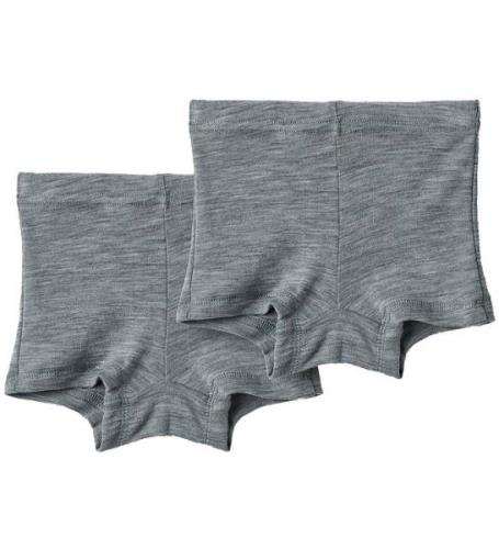 Wheat Boxershorts - 2-pack - Ull - Avalon - Melange Grey