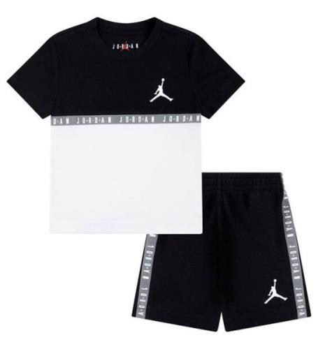 Jordan Shortsset - Shorts/T-shirt - Svart/Vit