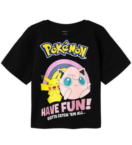 Name It T-shirt - NkfSelma - PokÃ©mon - Svart