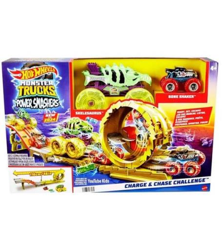 Hot Wheels Bilbana - Monster Trucks Charge & Chase Challenge