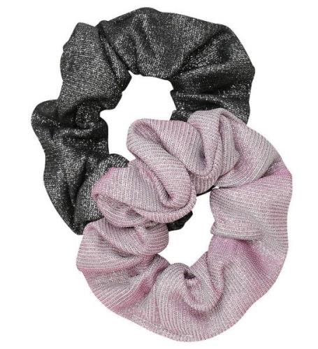 Creamie Resår - Scrunchies Glitter - 2-pack - Black/Purple