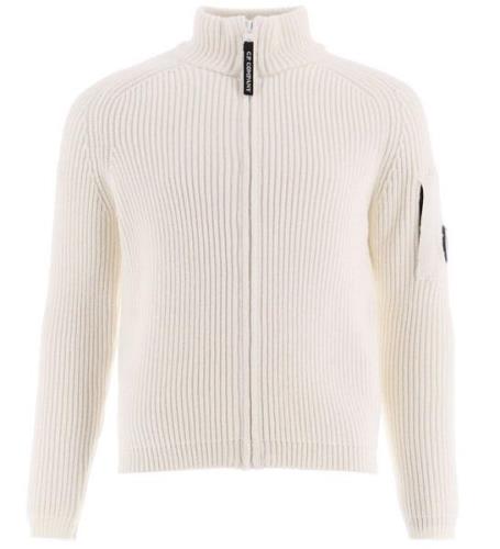 C.P. Company Cardigan - Stickad - GasvÃ¤v White