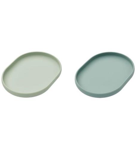 Liewood Tallrik - Anita - 2-pack - Silikon - Dusty Mint/Pepper