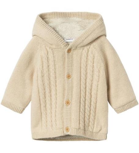 Name It Cardigan - Stickad - NbnOsuit - Summer Sand