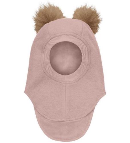 Huttelihut Balaclava - Ull - Dubbel - Fawn m. Tofs