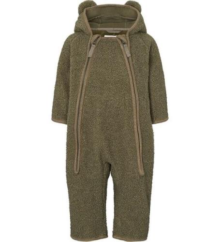 MarMar Fleeceoverall - Teddy - Robert - Olive Leaf