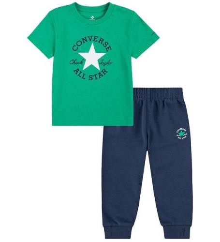 Converse T-shirt/Sweatpants - Dissekerad - Converse MarinblÃ¥