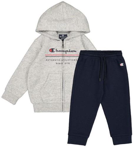 Champion Sweatset - Full Zip - Nytt Oxford Grey Melange