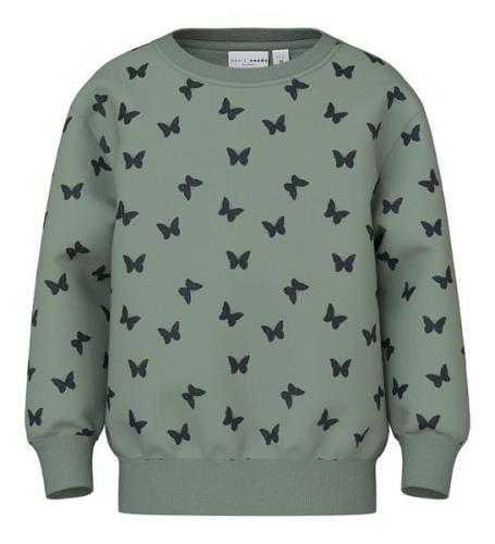 Name It Sweatshirt - NmfDavina - Lily Padda/fjärilar