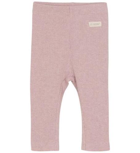 Fixoni Leggings - Rib - Pale Mauve