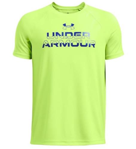 Under Armour T-shirt - Tech Dela ordmÃ¤rke - Morph Green