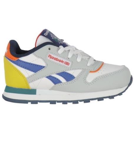 Reebok Skor - Classic Leather - LÃ¶pning - MÃ¥nen/MarinblÃ¥/RÃ¶d