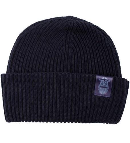 Danefæ Mössa - Daneby Cotton Beanie - Dark Marinblå