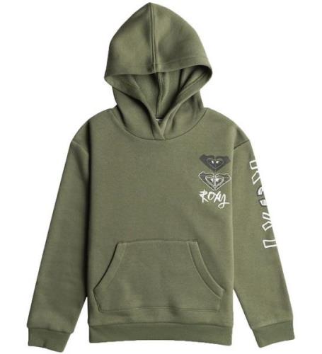 Roxy Hoodie - Surf KÃ¤nner mig borstad - Olja Green