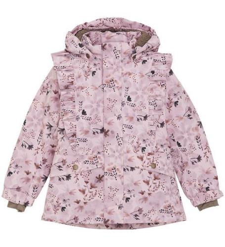 En Fant Vinterjacka - Burnished Lilac m. Blommor