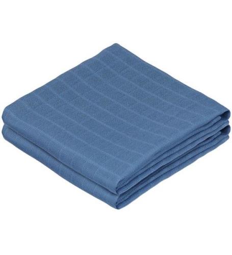 Cam Cam Muslinfiltar - 70x70 cm - 2-pack - Deep Blue