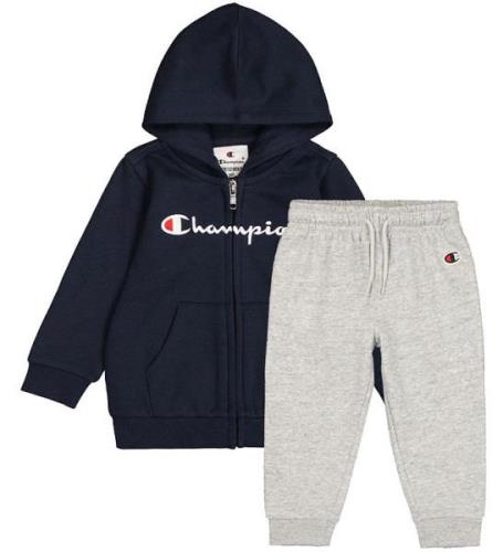 Champion Sweatset - Heldragkedja med huva - Sky Captain