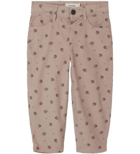 Lil' Atelier Manchesterbyxor - NmfBella - Grey Morn/Floral