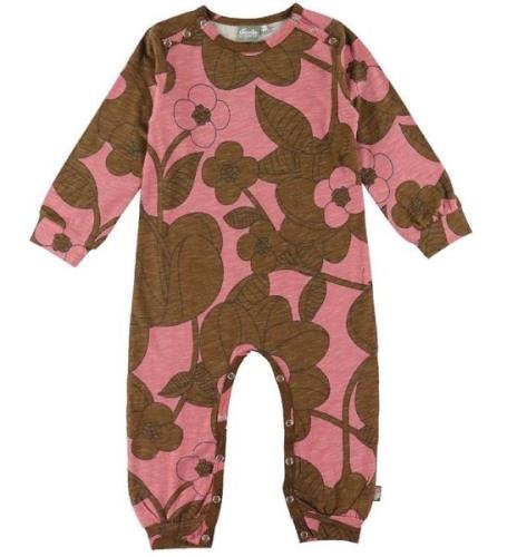 DanefÃ¦ Onesie - DaneAnis Suit - Dk MarinblÃ¥/Brown Beige