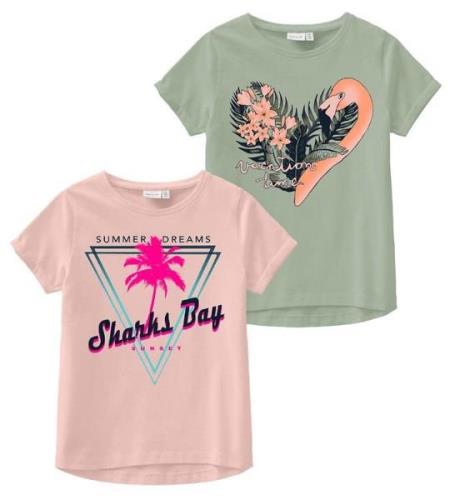 Name It T-shirt - NkfVix - 2-pack - Peach Whip